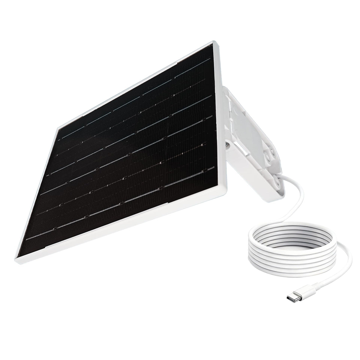 LeTavco solar panel front view showing compact outdoor-ready design