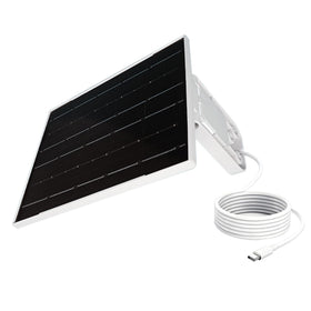 LeTavco solar panel front view showing compact outdoor-ready design