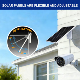 LeTavco solar panel in outdoor setup powering small devices