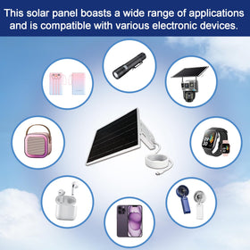LeTavco solar panel Type-C interface for versatile outdoor charging
