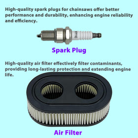 LETAYAR 593260 spark plug ensures reliable ignition and smoother mowing performance.