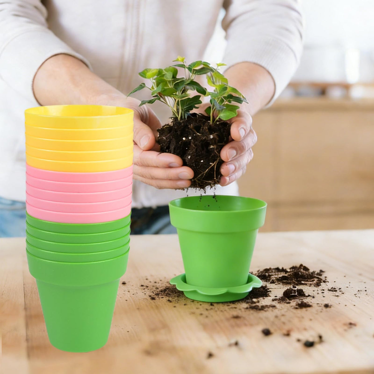 letesult versatile pots suitable for indoor and outdoor seed planting and displays