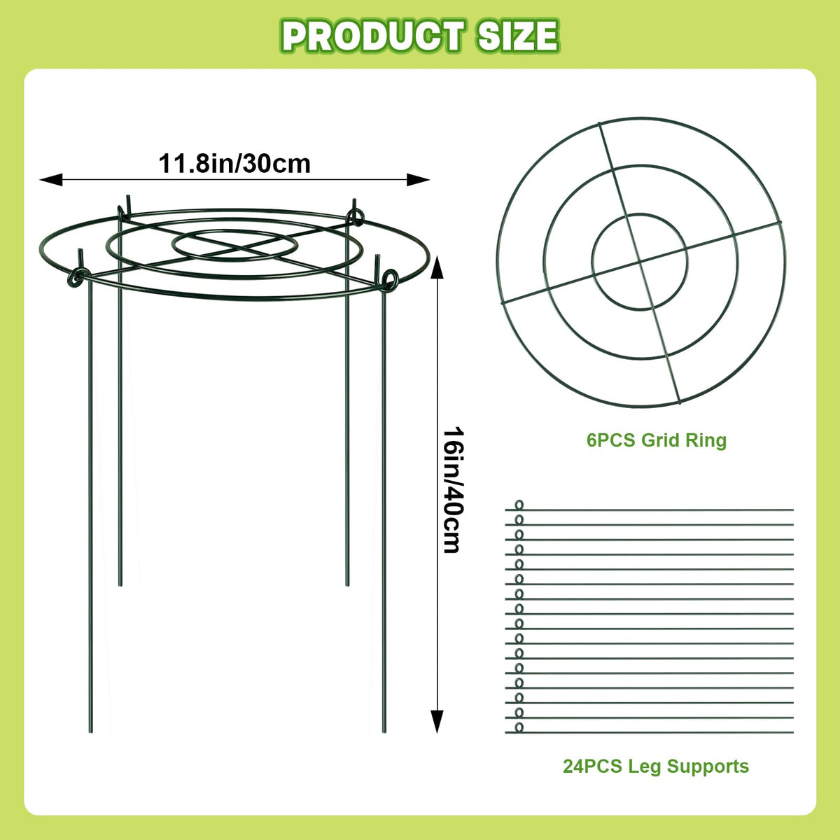 letesult peony cage grid-top offers open design for airflow and growth