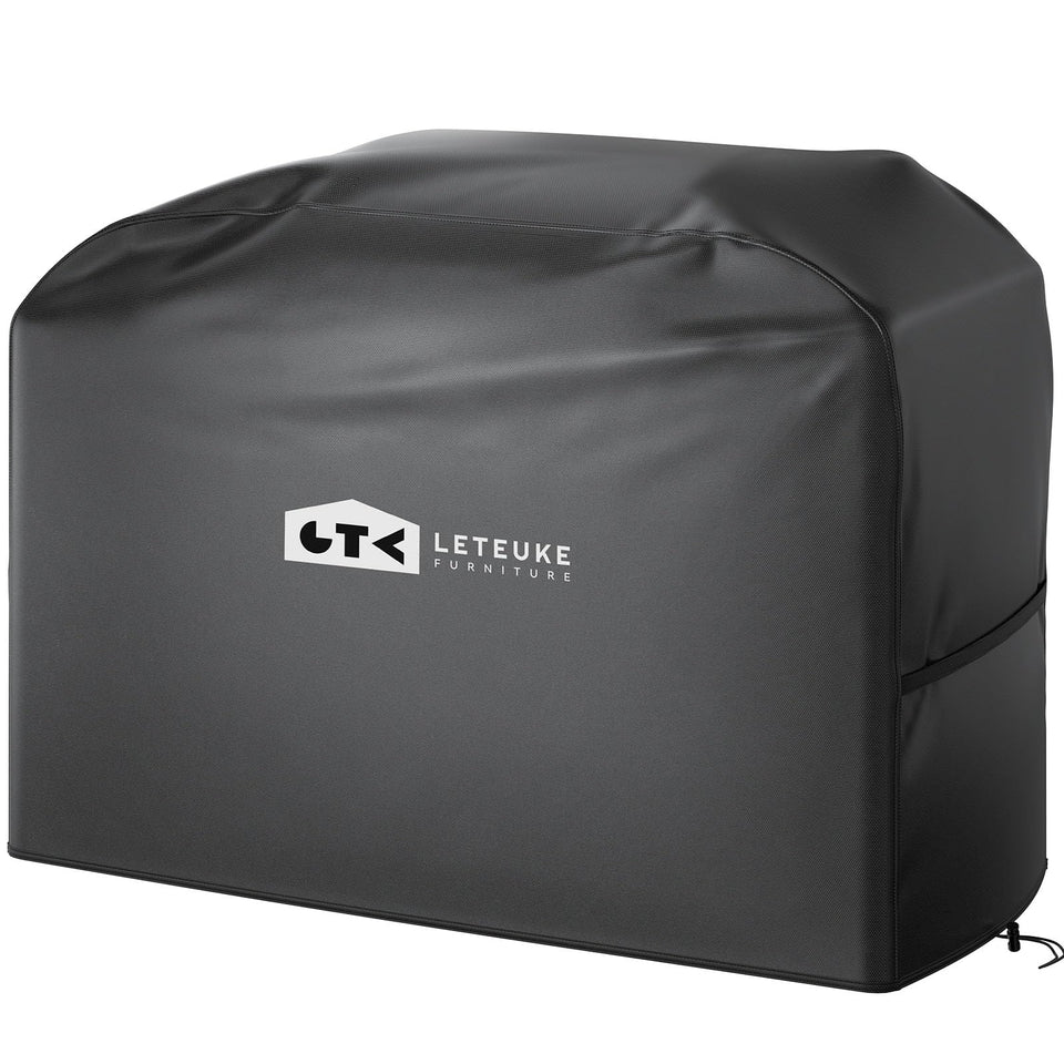 Leteuke grill cover 52in protecting a gas grill on a patio