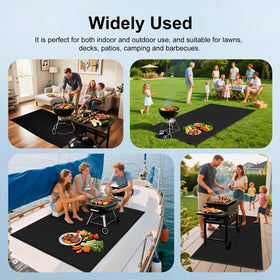 LETITIN durable mat under gas or charcoal grills on wood decks.