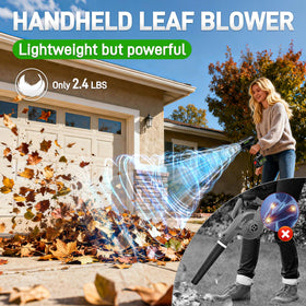Nozzle attachment enables precise cleaning around planters, furniture, and corners
