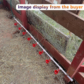 letsFix pvc-tee-fitting-and-pipe-assembly demonstrating a complete setup kit for poultry hydration.