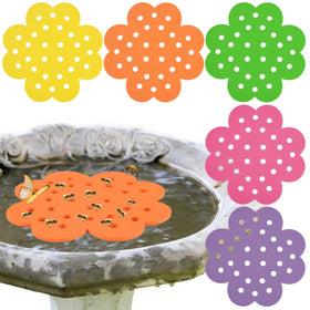 letesult 5-pack floating bee island for garden water drinking attracts pollinators