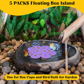 letesult bee and butterfly watering station for patios, balconies, and yards