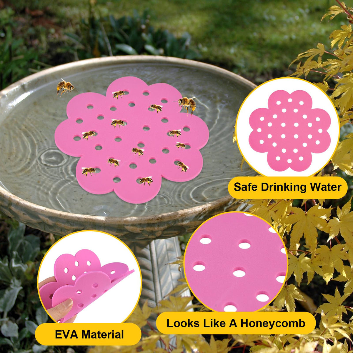 letesult EVA foam floating station is lightweight and durable for outdoors