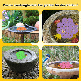 letesult garden decor bee station brightens yards while supporting pollinators