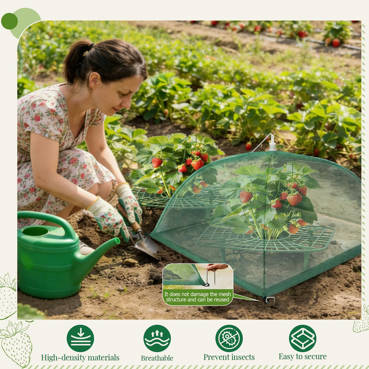 Lettry detachable-trays simplify setup and seasonal storage in beds.