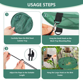Lettry easy-install design with hooks and rings for quick setup