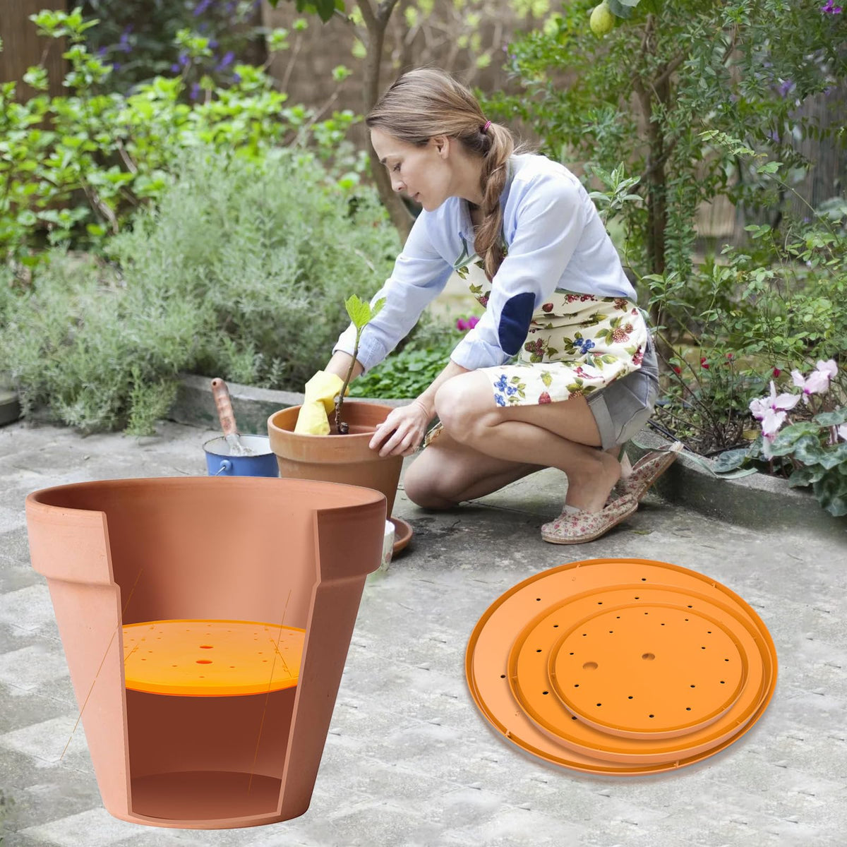 Lettry 2-pack helps relocate plants easily with lighter soil weight