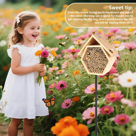 Lettry Garden decoration and pollinator habitat boosts outdoor appeal