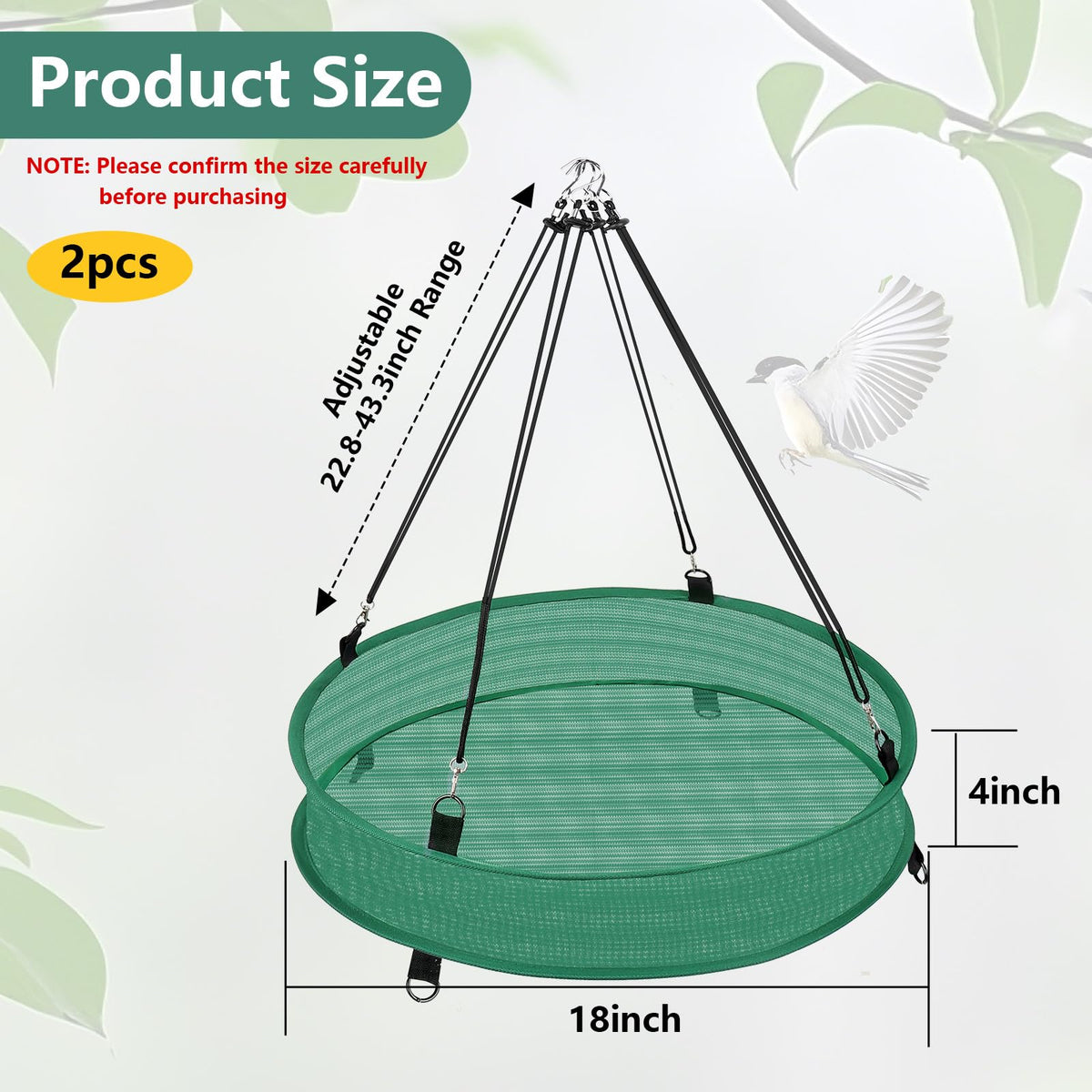 Lettry 8 ground stakes included for stable setup in garden and yard.