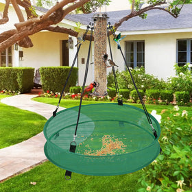 Lettry supports multiple feeding locations for a tidy bird feeding area