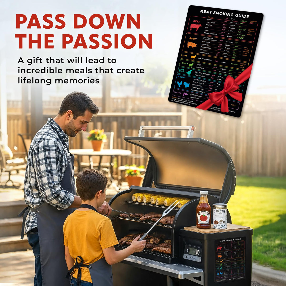Levain and Co XL Meat Temp Magnet gift-ready option for BBQ enthusiasts.