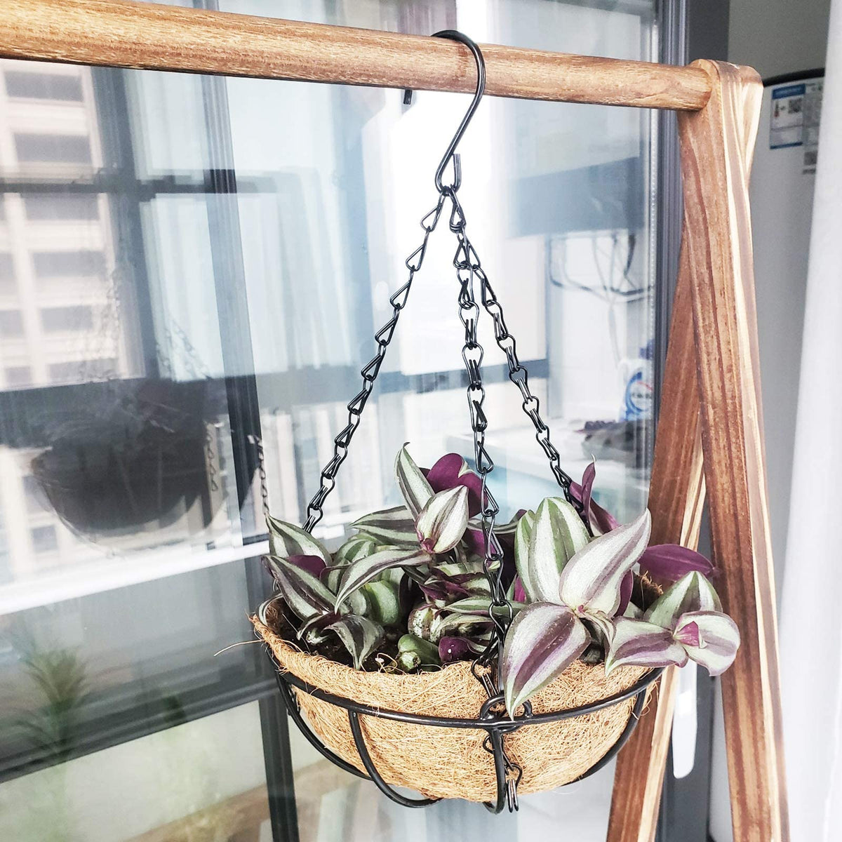 Flower arrangement using ivy in HaleDaze liner for natural look.