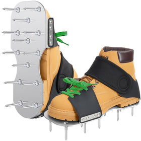 Leweio Aerator Shoes side view showing sturdy design for efficient lawn aeration