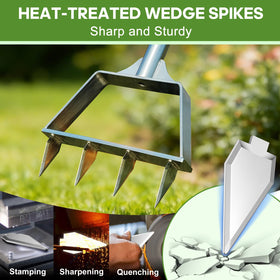 Leweio powder-coated finish resists rust for outdoor performance.