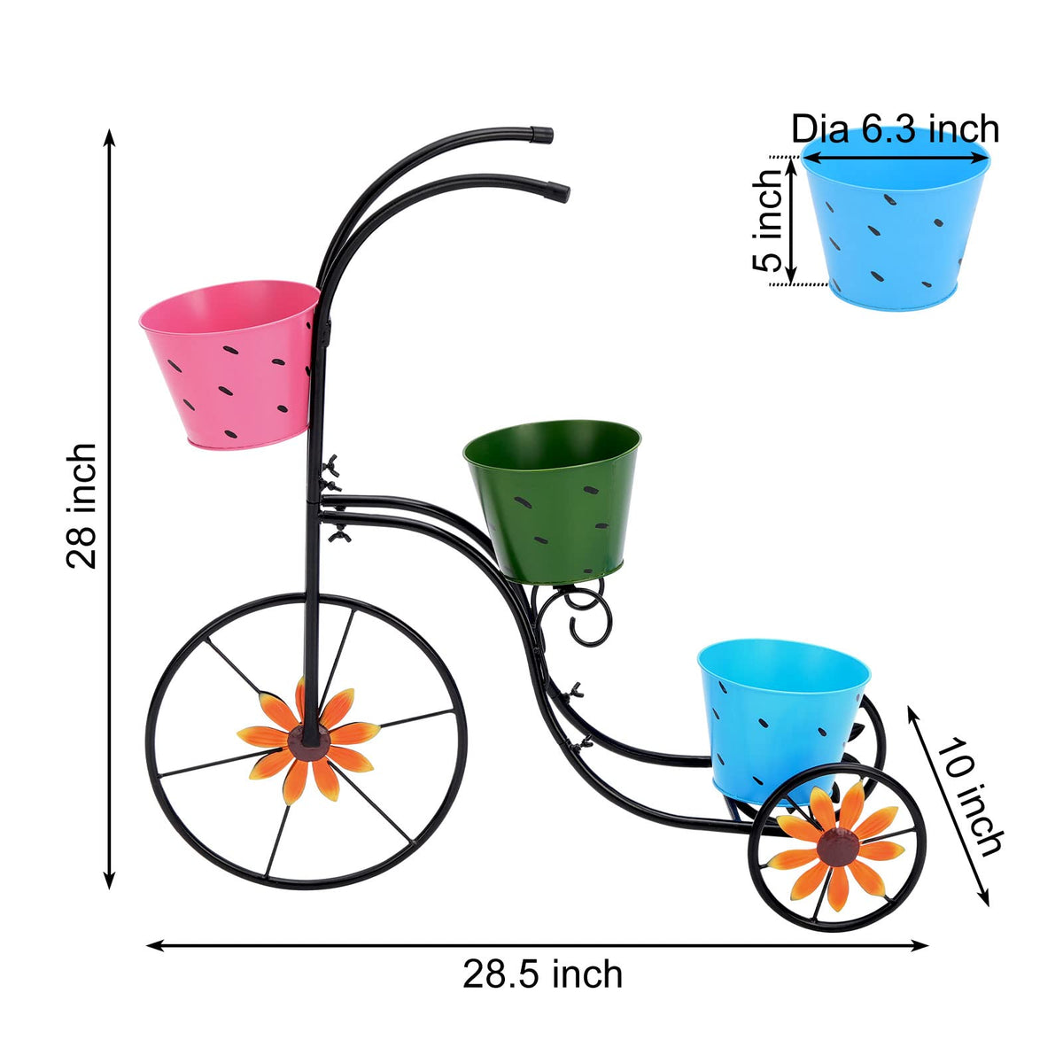 LEWIS&WAYNE rust-resistant planter stand demonstrates durability in outdoor settings.