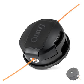 LEWEREST DWO1DT995 weed trimmer head closeup showing sturdy build for durable trimming in rough terrain