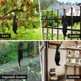Lewtemi feathered crow figures support versatile seasonal displays