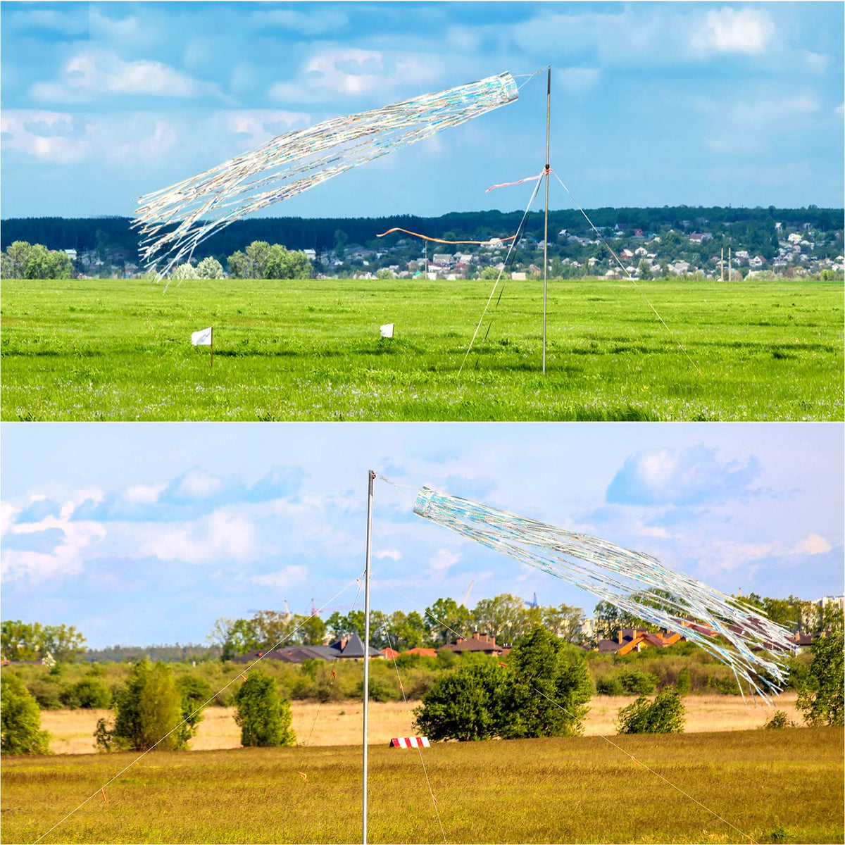 Lewtemi outdoor windsock decor adds motion to garden spaces.
