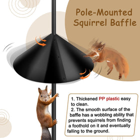 Lezcufer PP plastic baffle is durable and rustproof for garden use