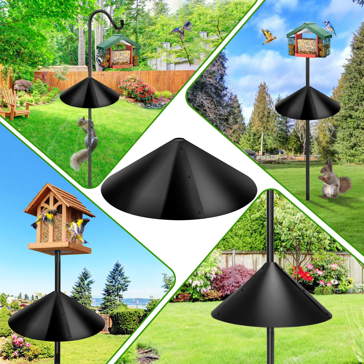 Lezcufer baffle in garden, blending with outdoor space
