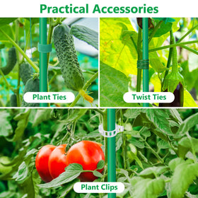 Lezmarket complete kit with gloves and clips keeps plants tidy and supported.