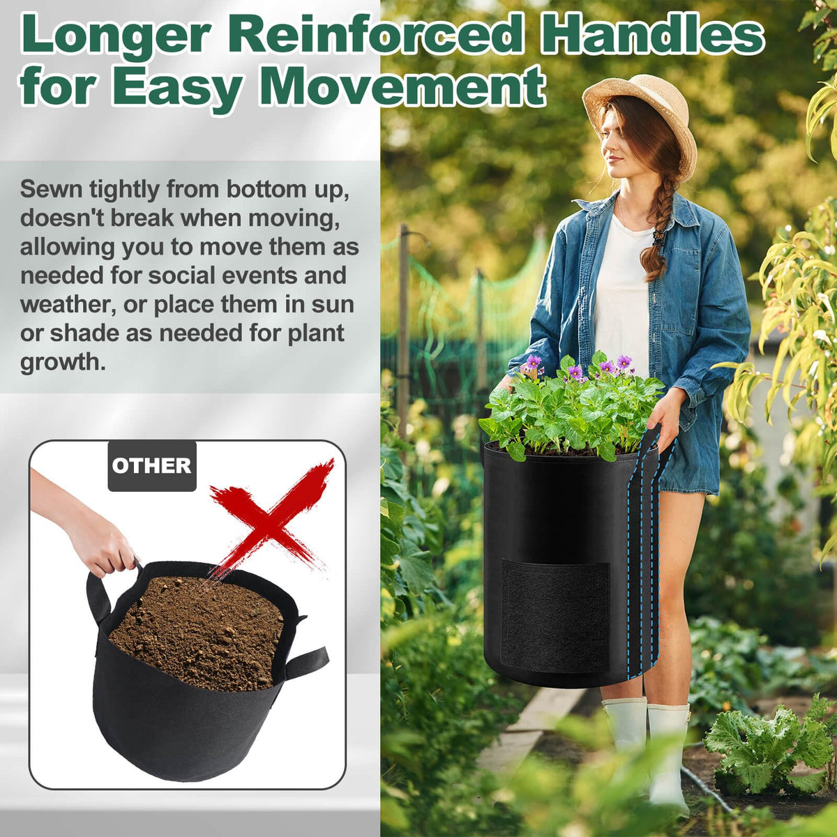 Lezmarket portable design for patios and balconies, enabling flexible gardening.