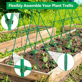 Lezmarket stylish garden stakes add décor while guiding vines neatly.