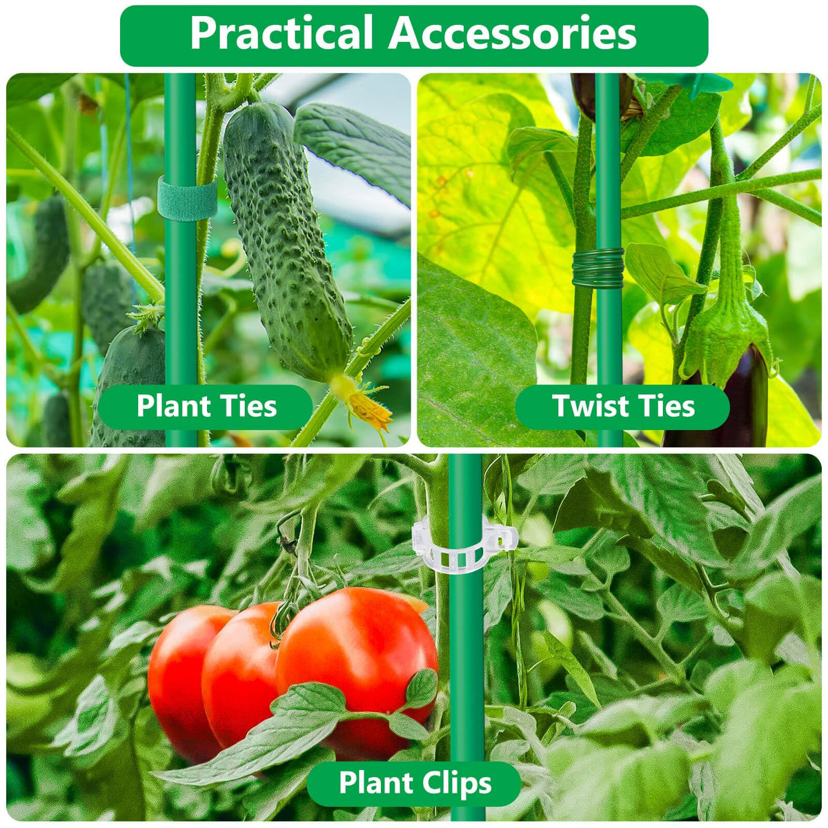 Lezmarket twisted wire provides extra reinforcement for dense vines.