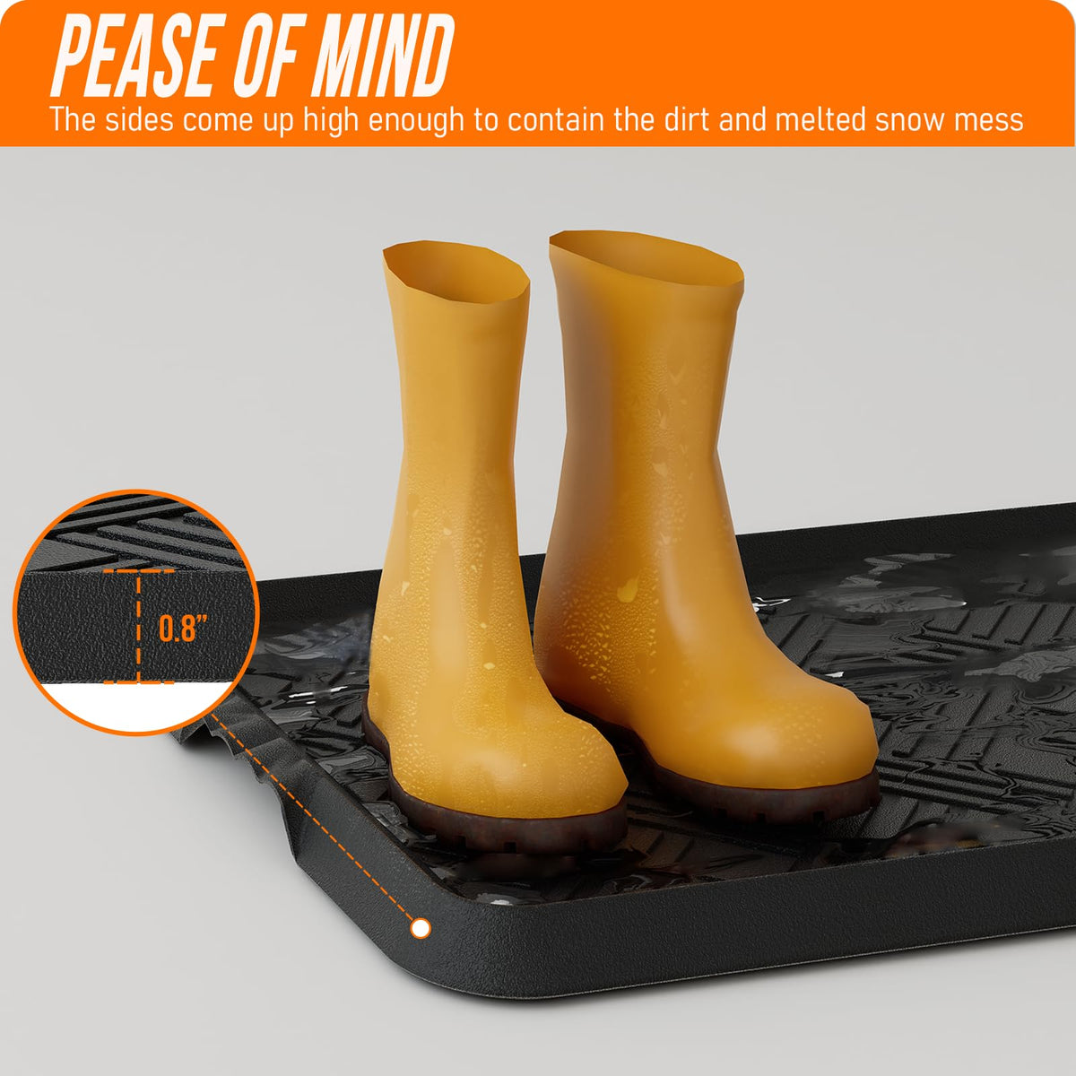 LFCONNECT versatile plant tray protects floors while watering indoor plants.