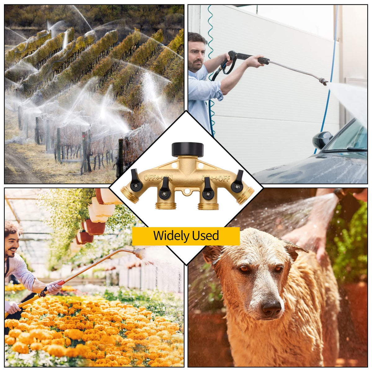 LFSEMINI durable brass construction suitable for outdoor use.