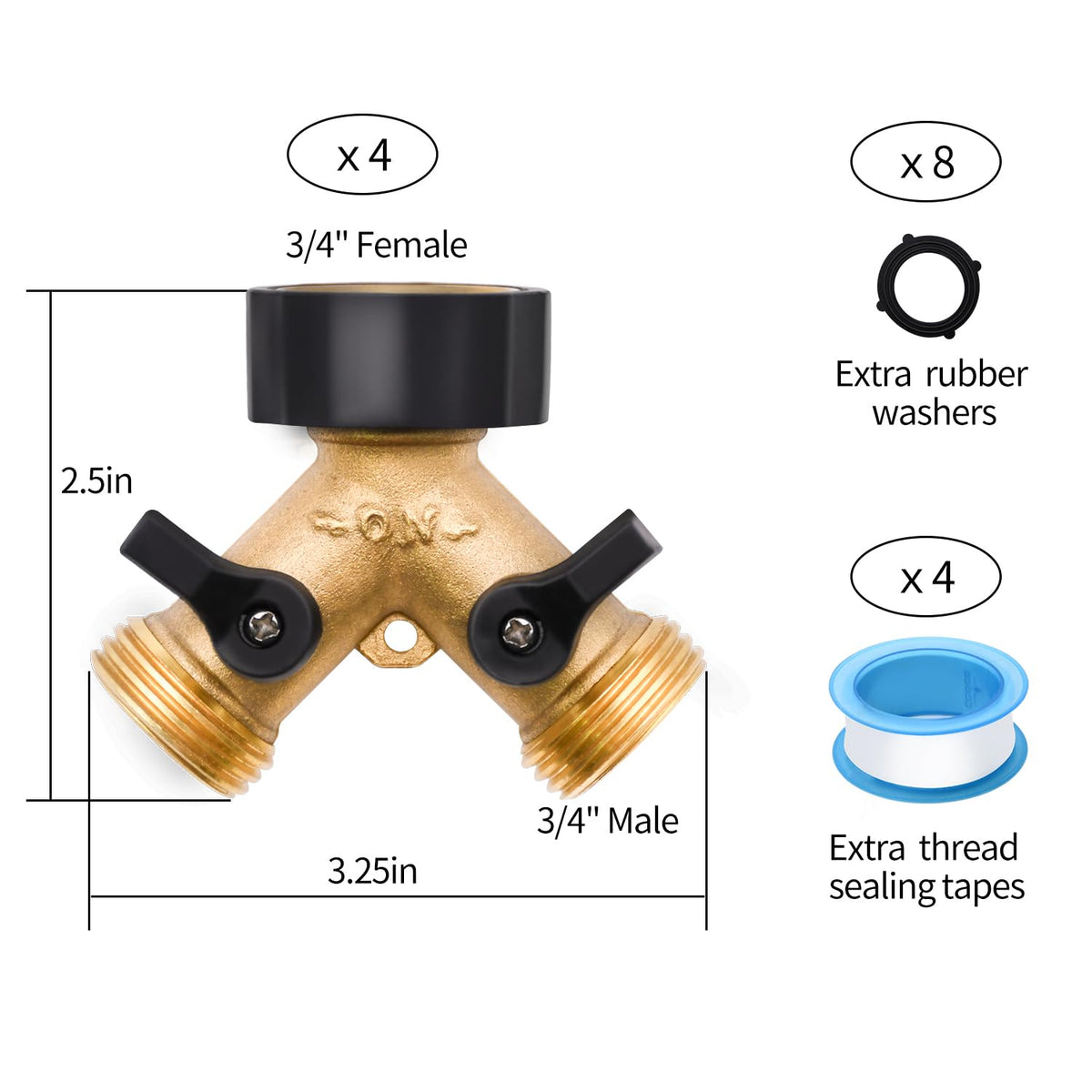 LFSEMINI leak-proof ball valve feature ensures controlled water flow