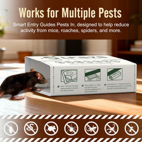 LFSYS foldable glue traps under-fridge image showing tight-space coverage and discreet setup