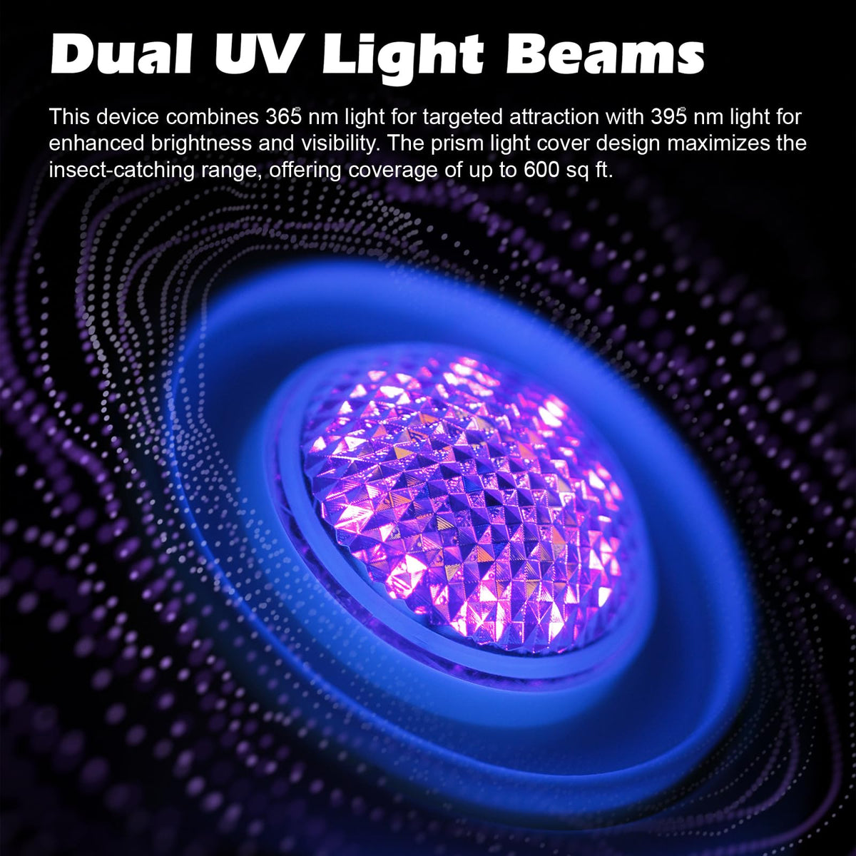 LFSYS fruit fly trap dual-wavelength lamp targets a wider range of pests