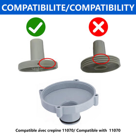 LFUTARI easy-install pool adapter screws on without tools.