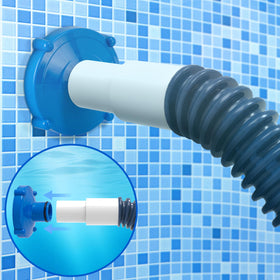 LFUTARI leak-proof connection reduces water loss during skimming and vacuuming.