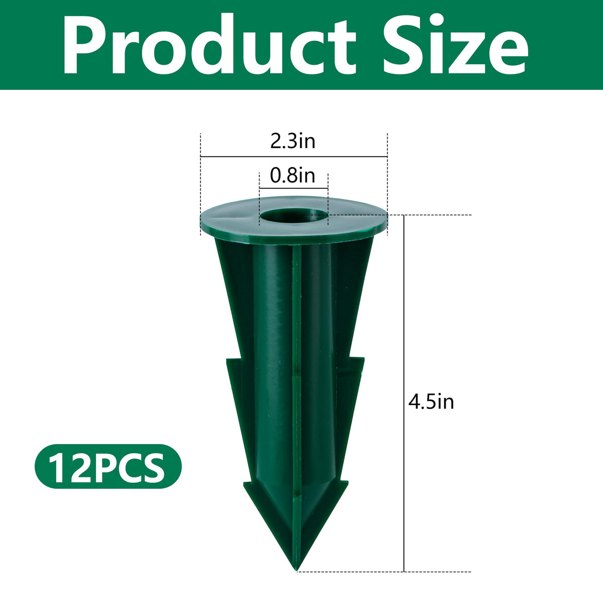 LFUTARI center-hole opening enables easy stem insertion and alignment.
