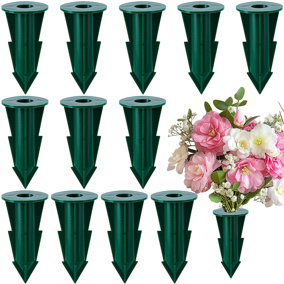 LFUTARI memorial flower holder shown in full view for stable outdoor display.