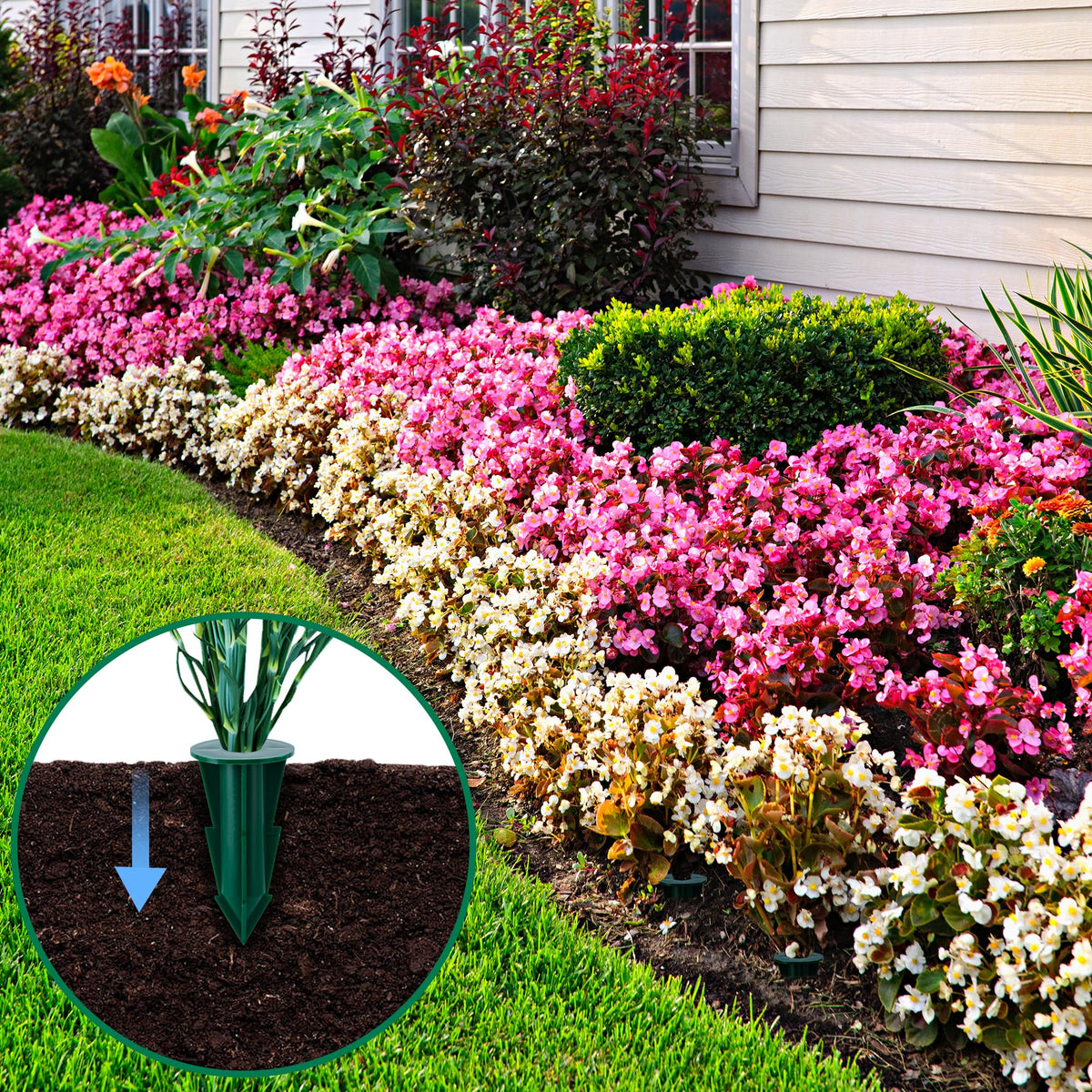 LFUTARI 4.5-inch tall stake provides discreet support for stems
