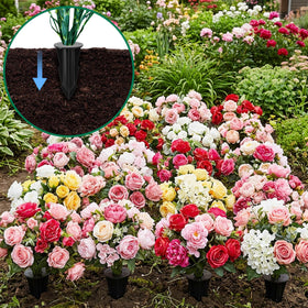 LFUTARI memorial stake stands 4.5 inches tall for subtle support