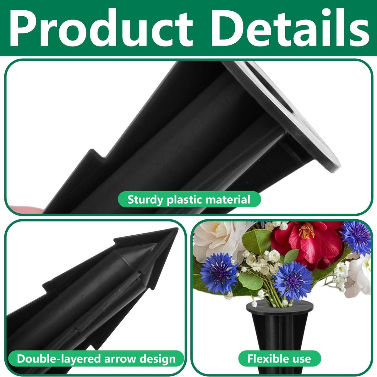 LFUTARI memorial stake polypropylene material for outdoor use