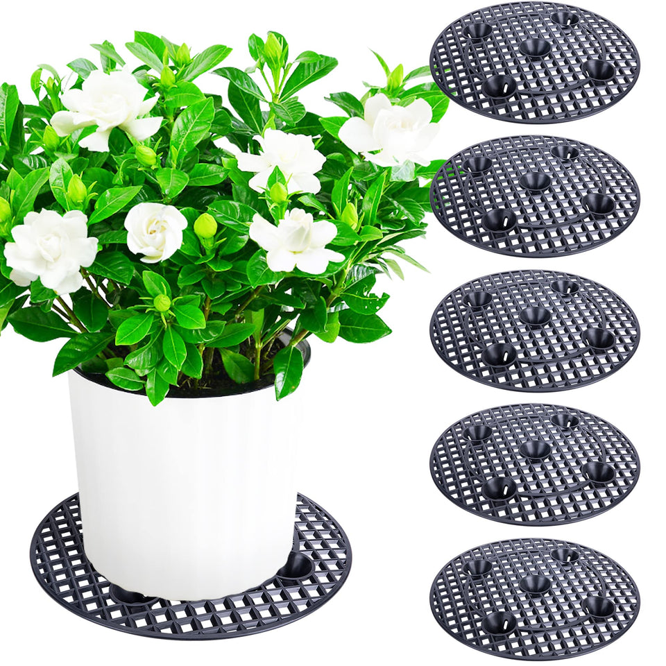LFUTARI 15in plant elevator raises pots to protect floors and improve drainage.