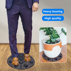 LFUTARI plant-saucer drainage base improves airflow and water runoff under pots.