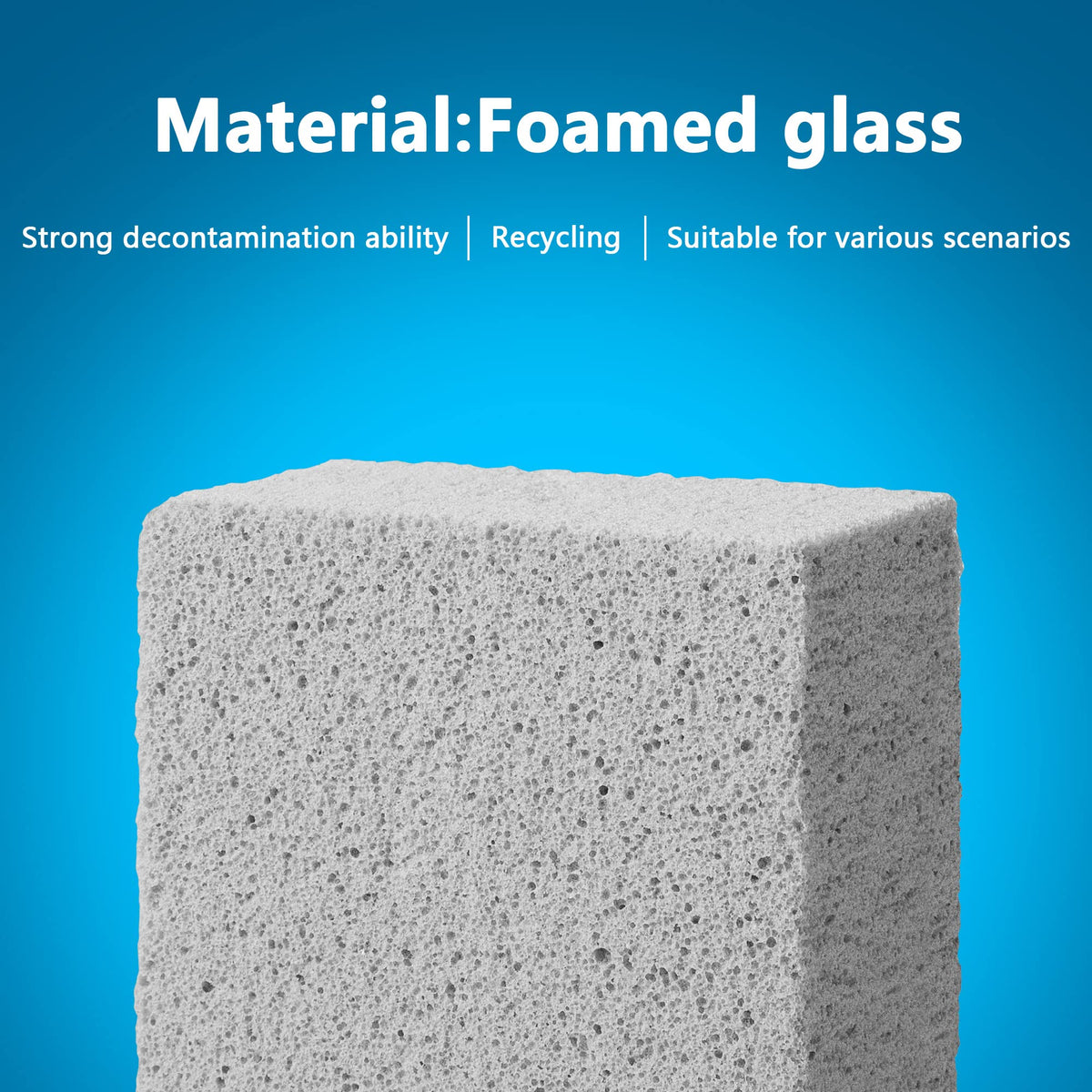 LFUTARI large pumice blocks tackle heavy mineral buildup on grout